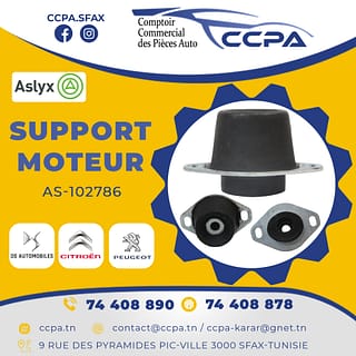 Support Élastique D'Échappement AERZETIX – Compatible OEM 1755.58 / C43100