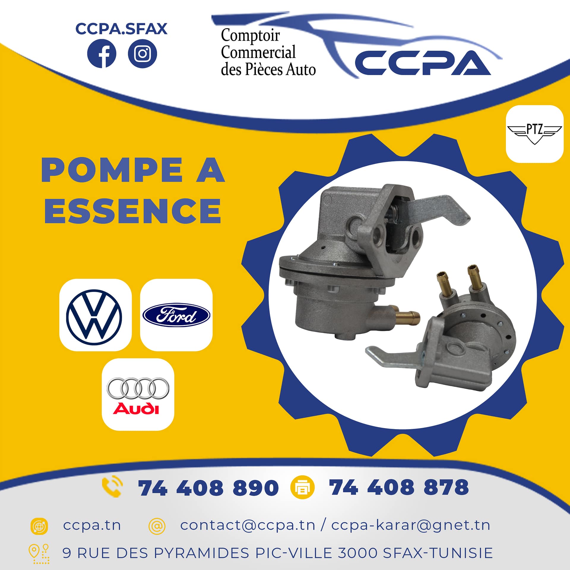 Pompe à Essence Neuve Pour Opel Calibra Turbo - Compatible Vauxhall, 12V 5 Bars, Référence 10910